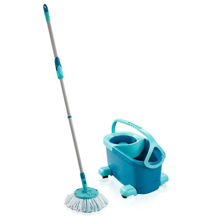 Leifheit Set CLEAN TWIST Disc Mop Mobile Ergo + Testina sostitutiva IN OMAGGIO