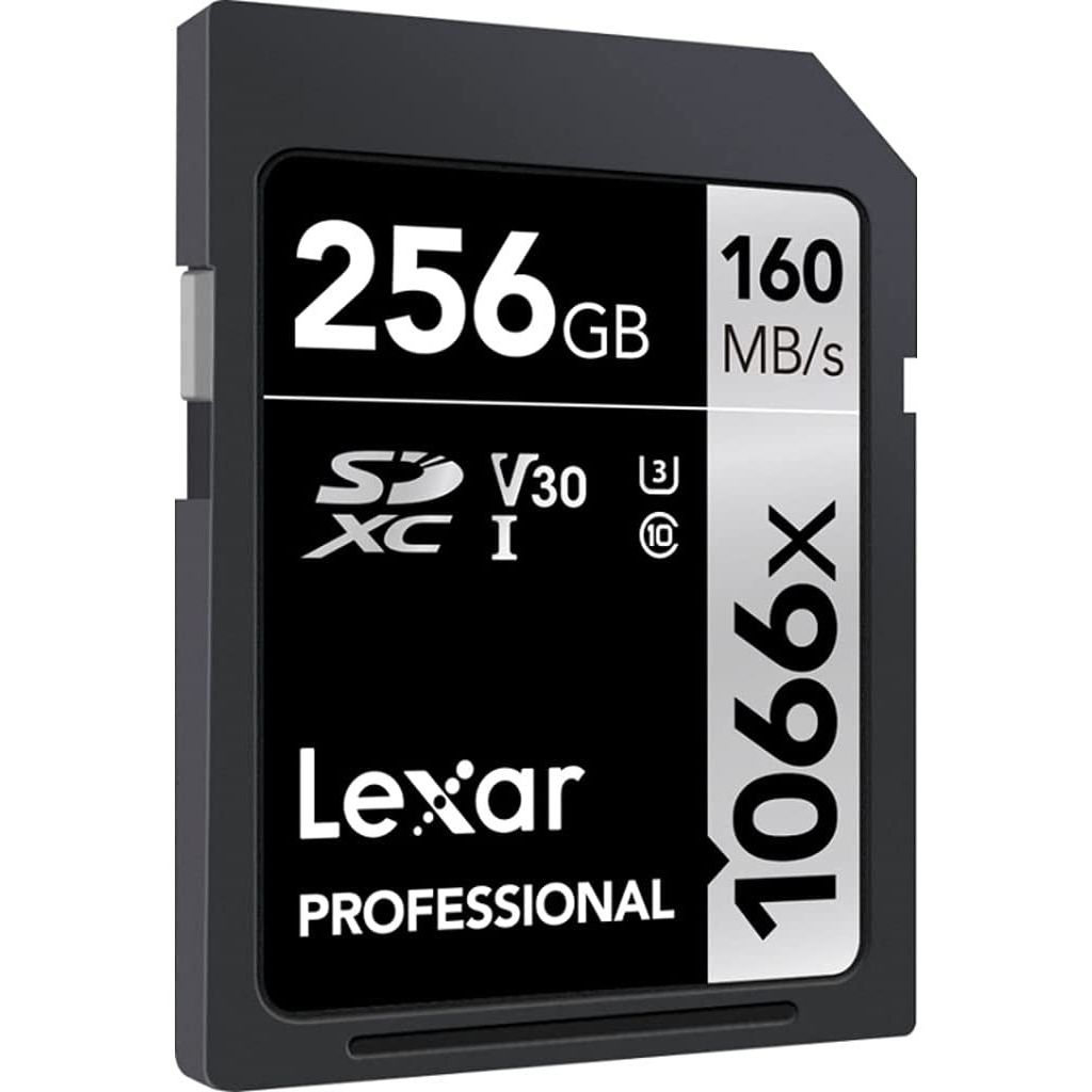 Lexar SDXC 1066x 256GB UHS-I C10 U3 V30 Professional