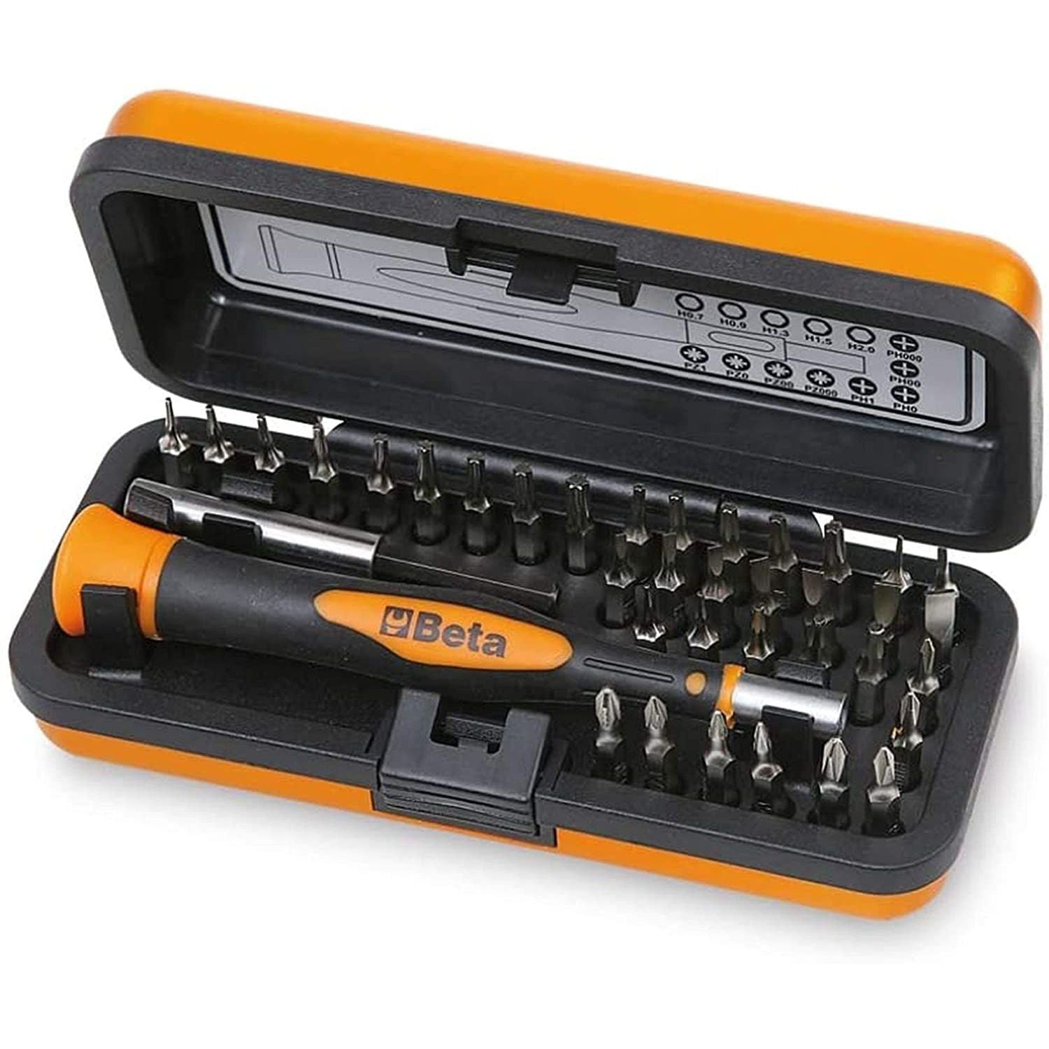 Beta Set Mini Cacciaviti Professionali 36 Inserti Mini Cacciaviti di Precisione