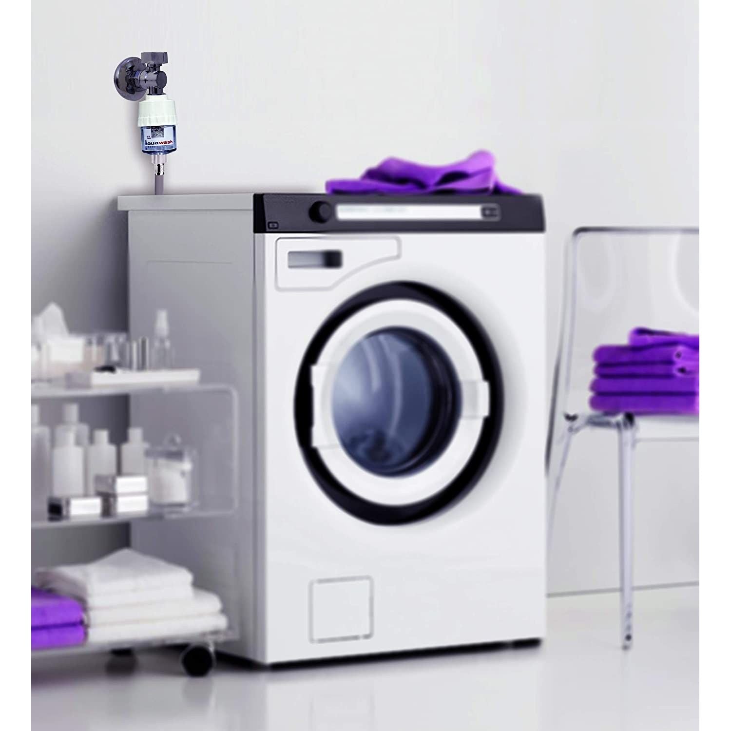 Aquasan Filtro Anticalcare e Antisabbia Aquawash Per Lavatrici e Lavastovliglie Confezione da 1