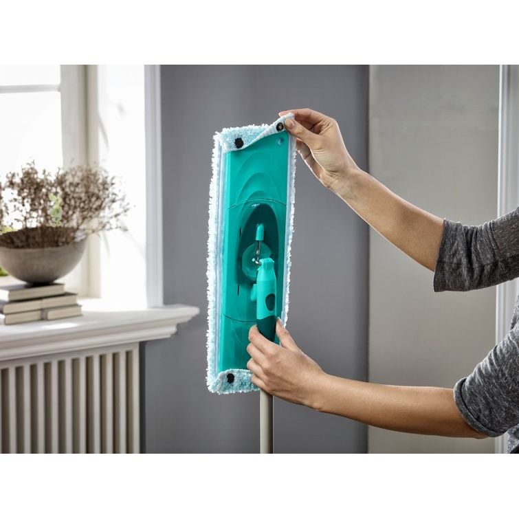 Leifheit Clean Twist M Scopa lavapavimenti Con Meccanismo Di Rotazione e Tecnologia Di Centrifuga