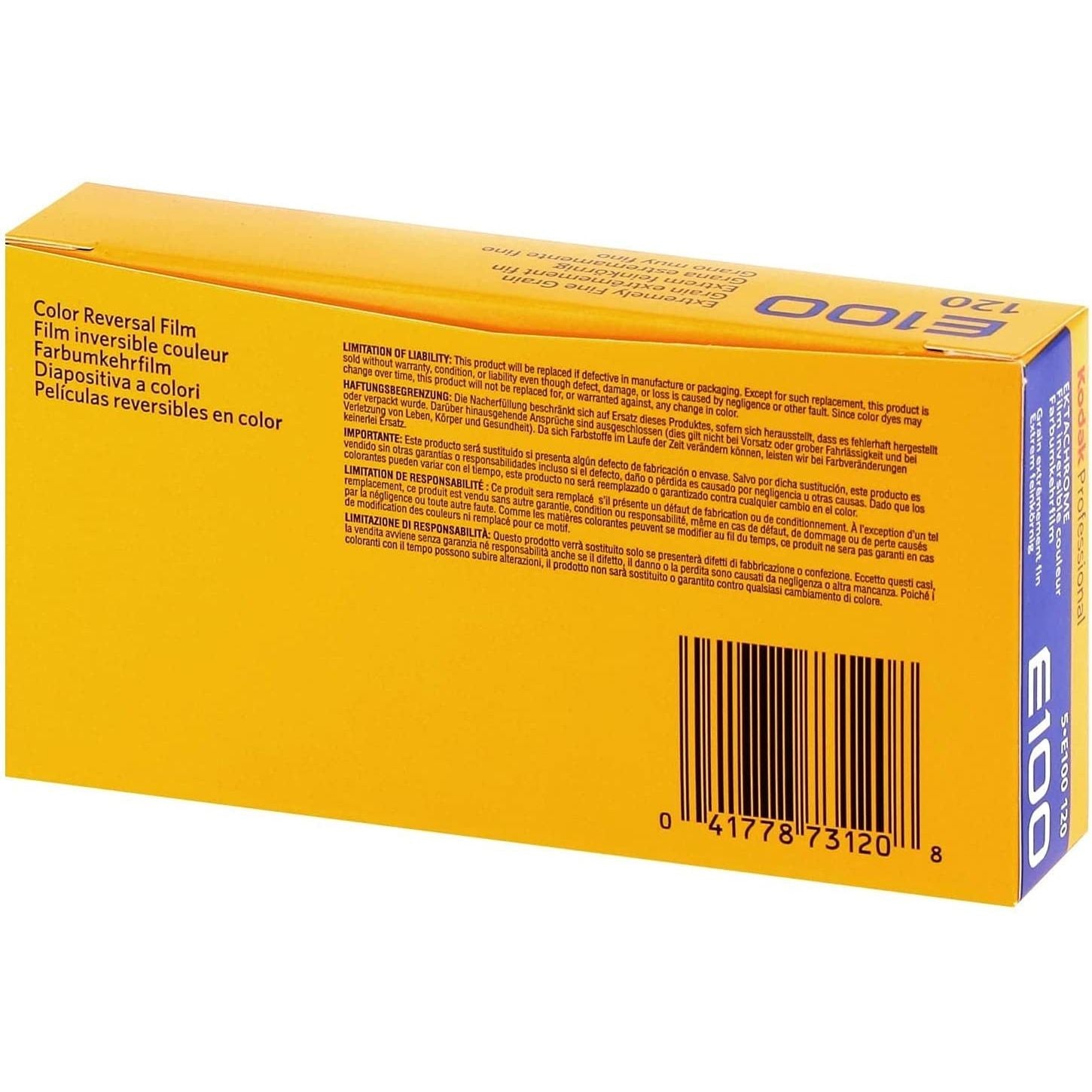 Kodak Ektachrome E100 G 120mm (CONFEZIONE DA 5 PZ) - Pellicole Scadute !