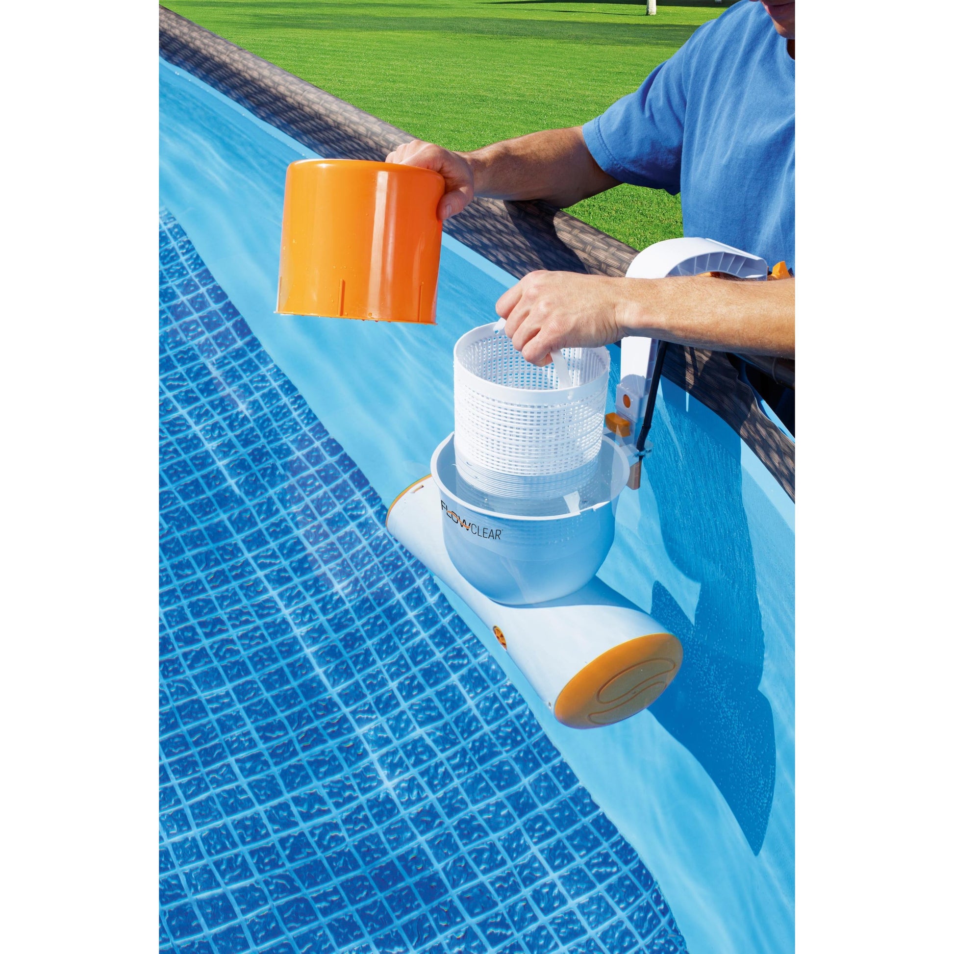 Bestway 58462 Skimmer Pompa Filtraggio Skimatic Da 2.574 L/h