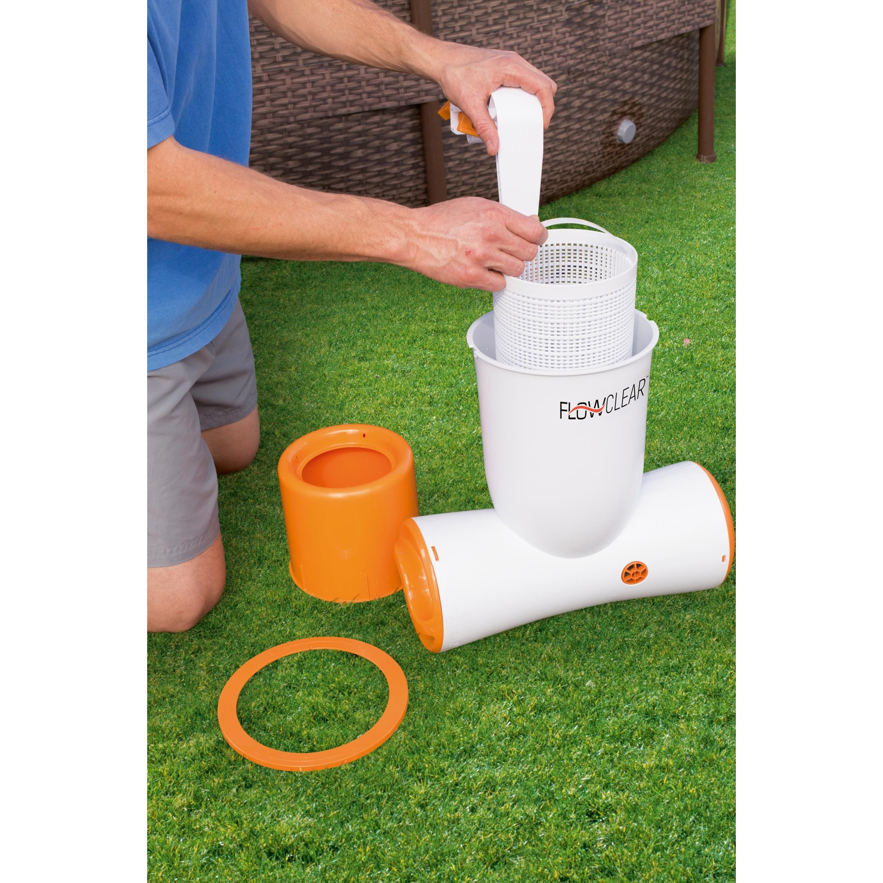 Bestway 58462 Skimmer Pompa Filtraggio Skimatic Da 2.574 L/h