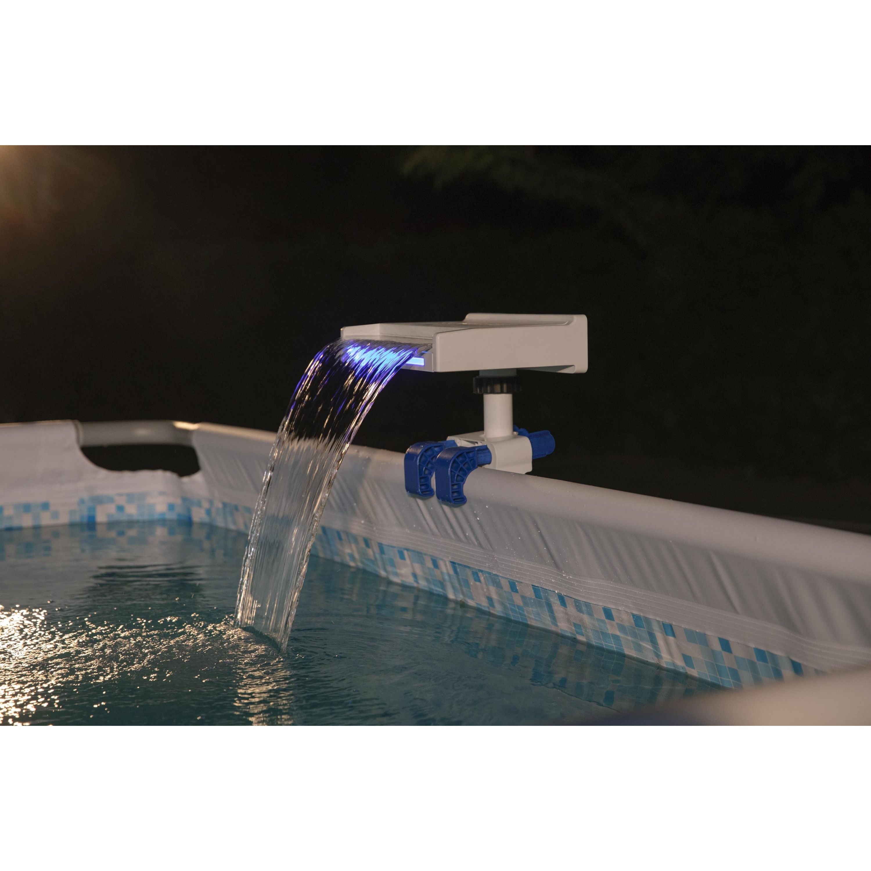 Bestway 58619 Cascata LED Rilassante Compatibile Con Tutte Le Piscine Fuori Terra