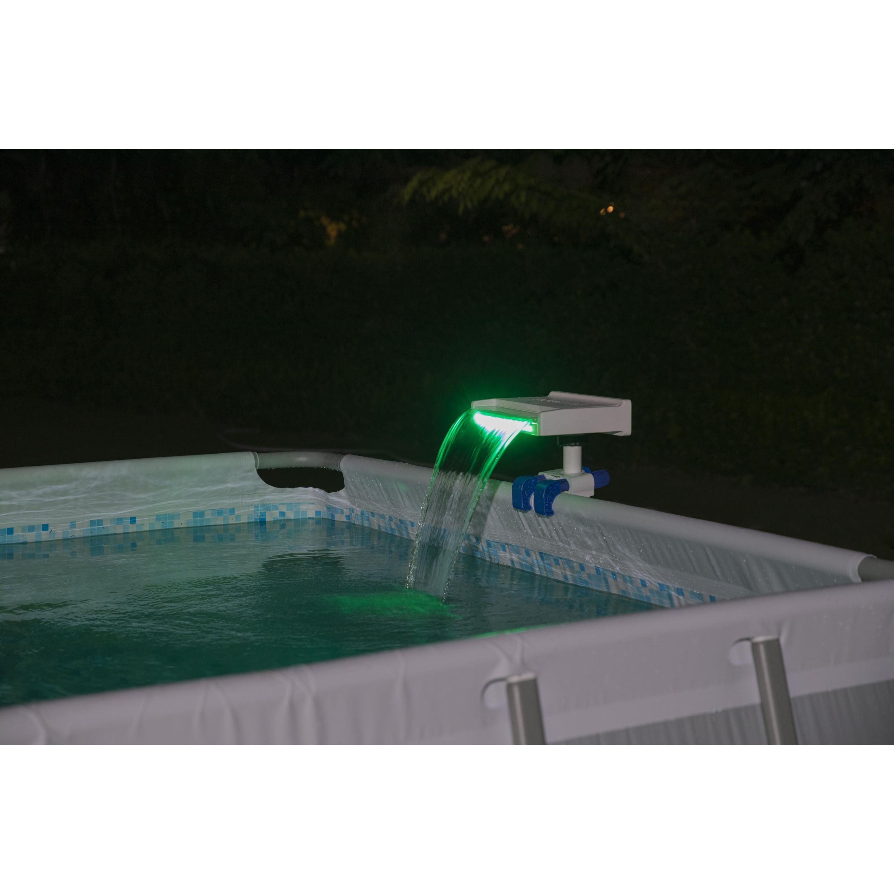 Bestway 58619 Cascata LED Rilassante Compatibile Con Tutte Le Piscine Fuori Terra