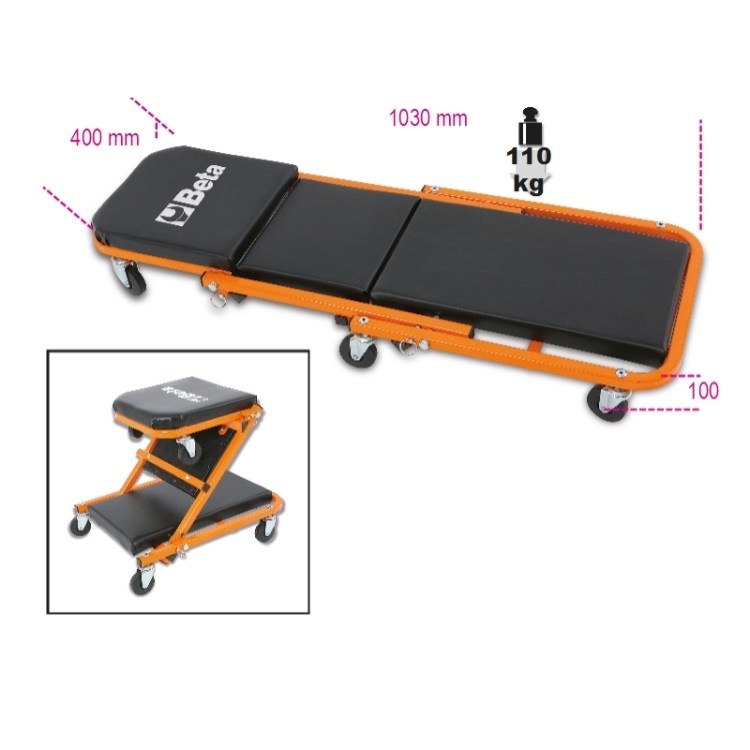 Beta Lettino Sottomacchina e Seggiolino 2 Prodotti In 1