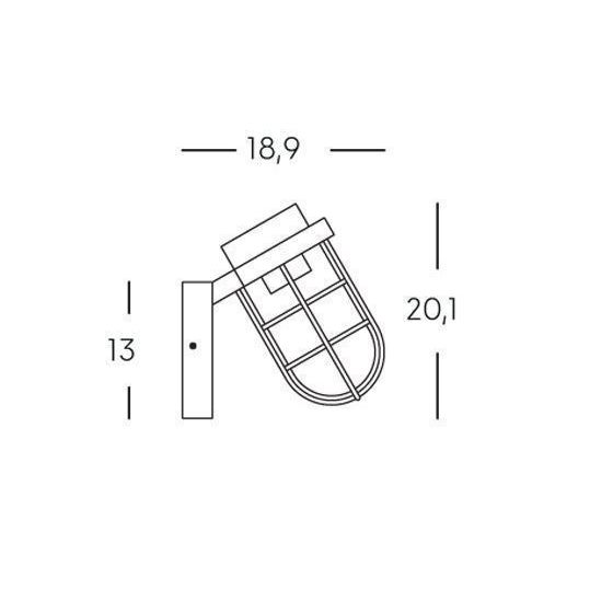 Sovil APPLIQUE IN BASSO E27