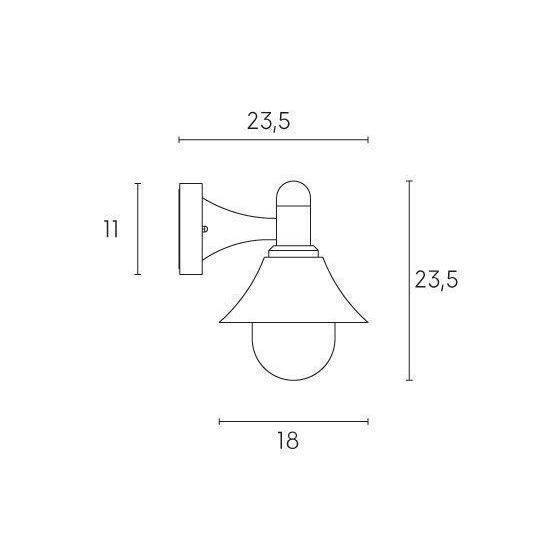 Sovil APPLIQUE PICCOLA IN BASSO E27