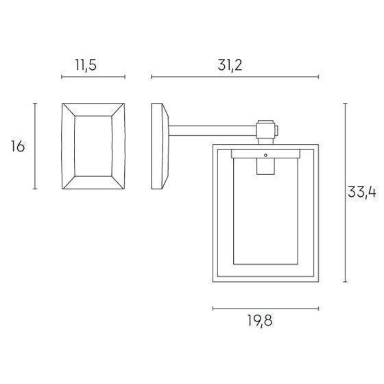 Sovil APPLIQUE IN BASSO E27