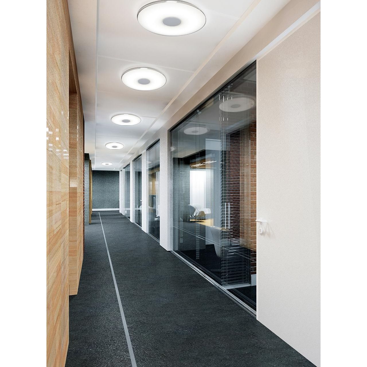 Sovil PLAFONIERA DA INTERNO CON TELECOMANDO 45W