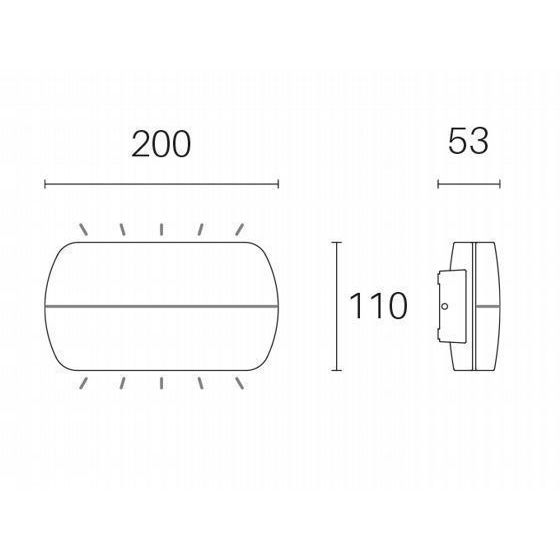 Sovil APPLIQUE 5W+5W LED 3000K