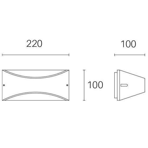 Sovil APPLIQUE 10W LED 3000K