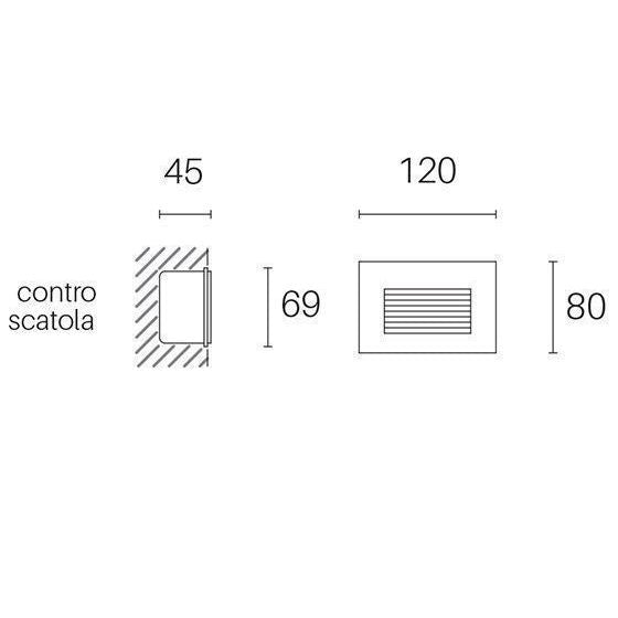 Sovil INCASSO DENTE 3W LED 3000K