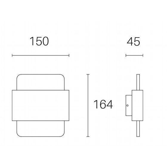 Sovil APPLIQUE 6W+6W LED 3000K