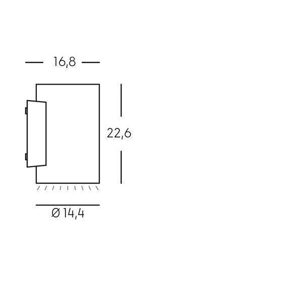 Sovil APPLIQUE LED 20W 3000K