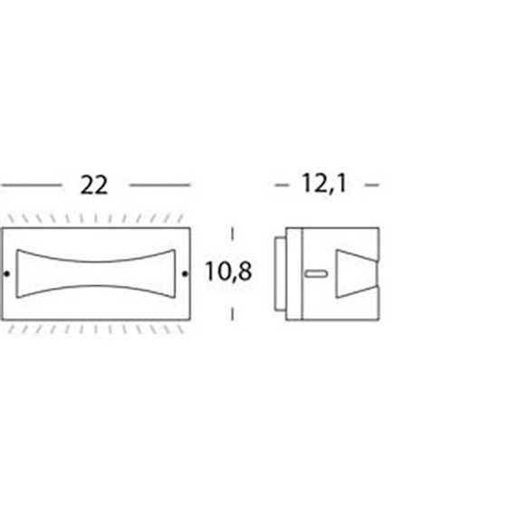 Sovil APPLIQUE 10W LED 3000K