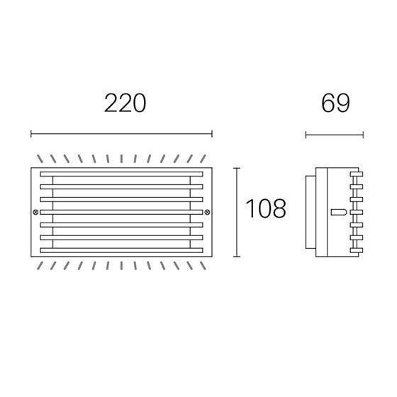 Sovil APPLIQUE 10W LED 3000K