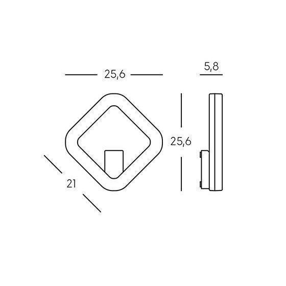 Sovil APPLIQUE LED 20W 3000K