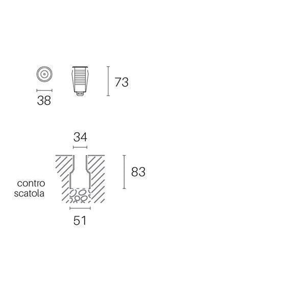 Sovil CALP.D.3,8 - 2,5W LED* 4000K