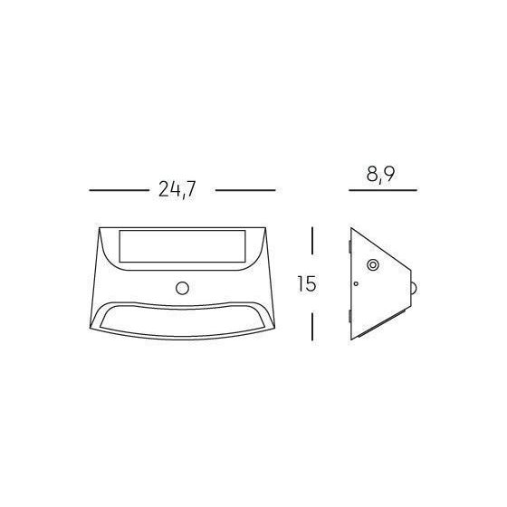Sovil APPLIQUE SOLARE 1,7W LED 4000K