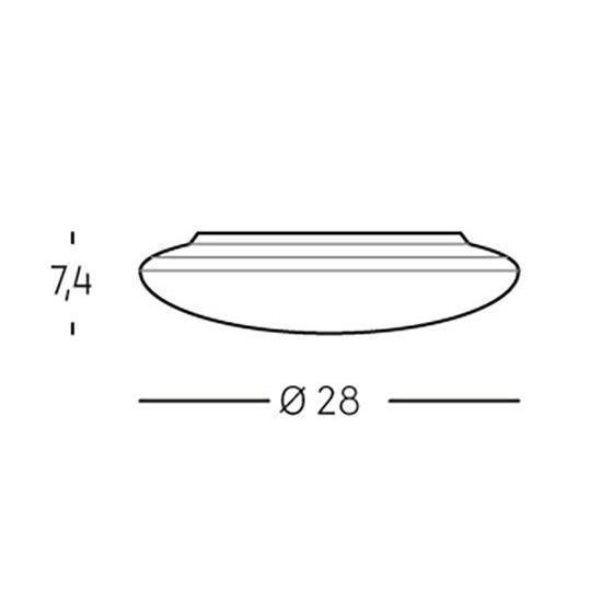 Sovil PLAFONIERA 24W LED 4000K