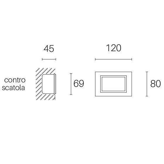 Sovil INCASSO APERTO 3W LED 4000K