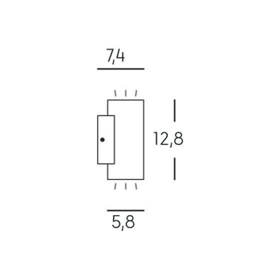 Sovil APPLIQUE 3W+3W LED 4000K