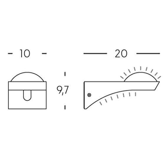 Sovil APPLIQUE 10W+2W LED 4000K