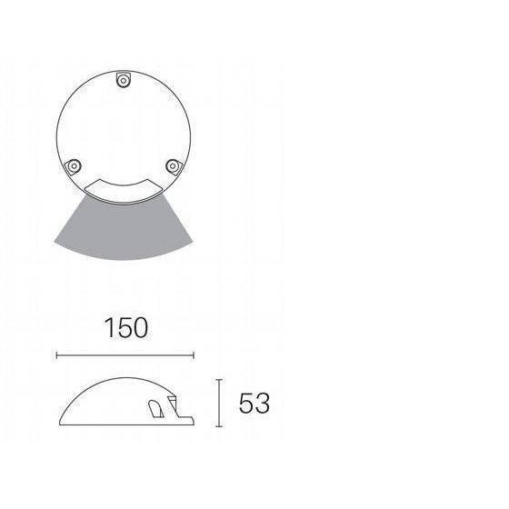 Sovil SEGNAPASSO 1,5W LED 4000K