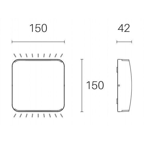 Sovil APPLIQUE 4W+4W LED 4000K