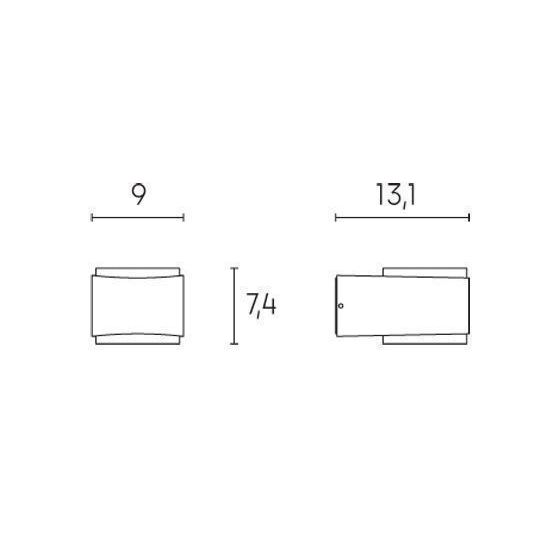 Sovil APPLIQUE 4W+4W LED 4000K