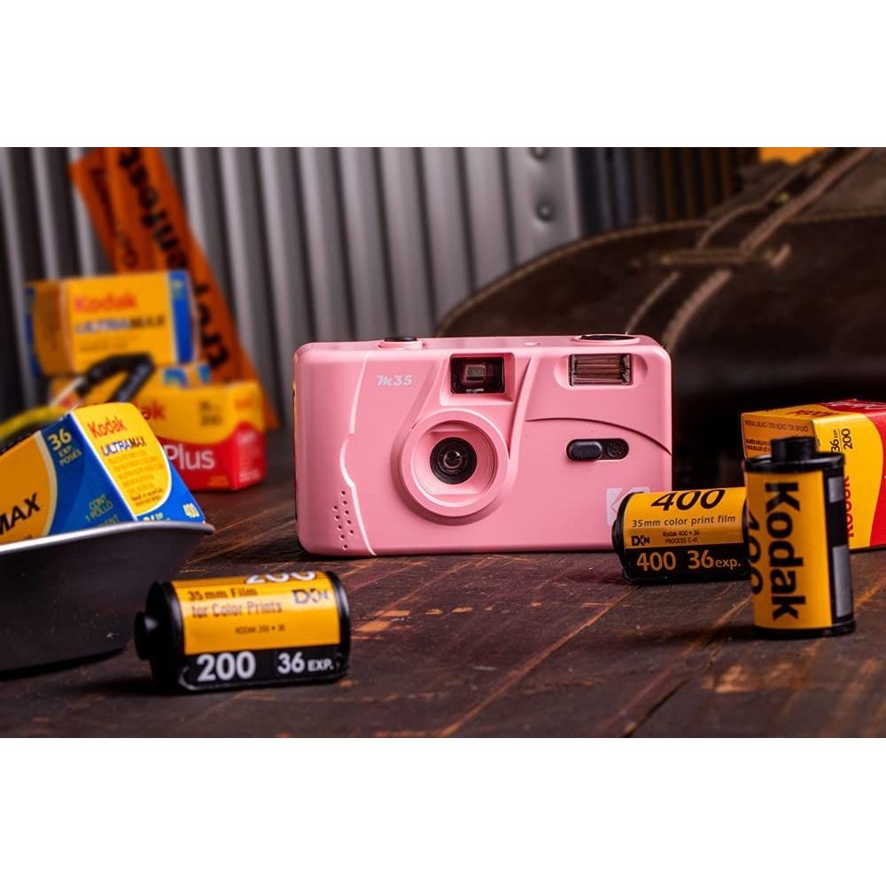 Kodak Film Camera Analogica M35 CANDY PINK GARANZIA UFFICIALE ITALIA 2 ANNI