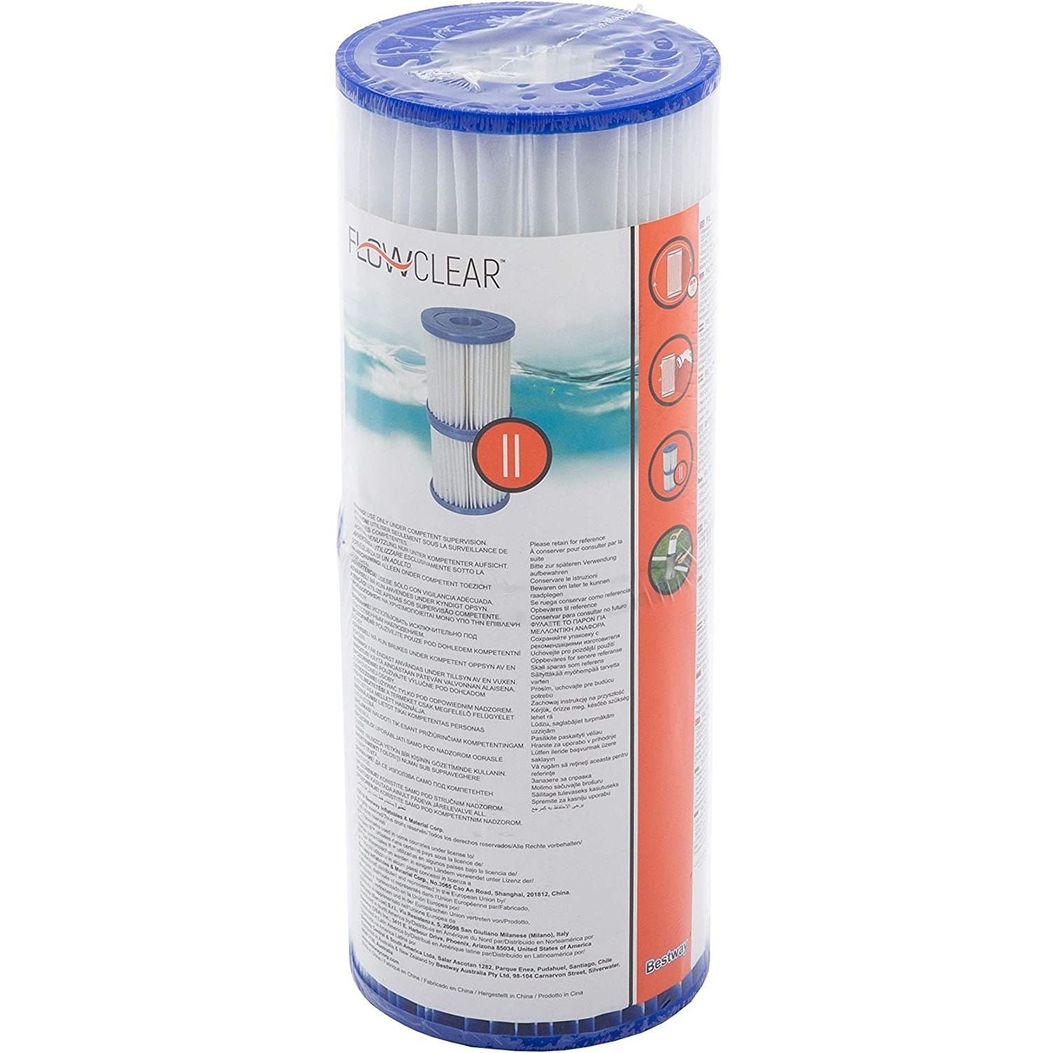 Bestway 58094 Filtro a Cartuccia II per Pompe da 2.006/3.028 L/H 2 Pezzi Per Set