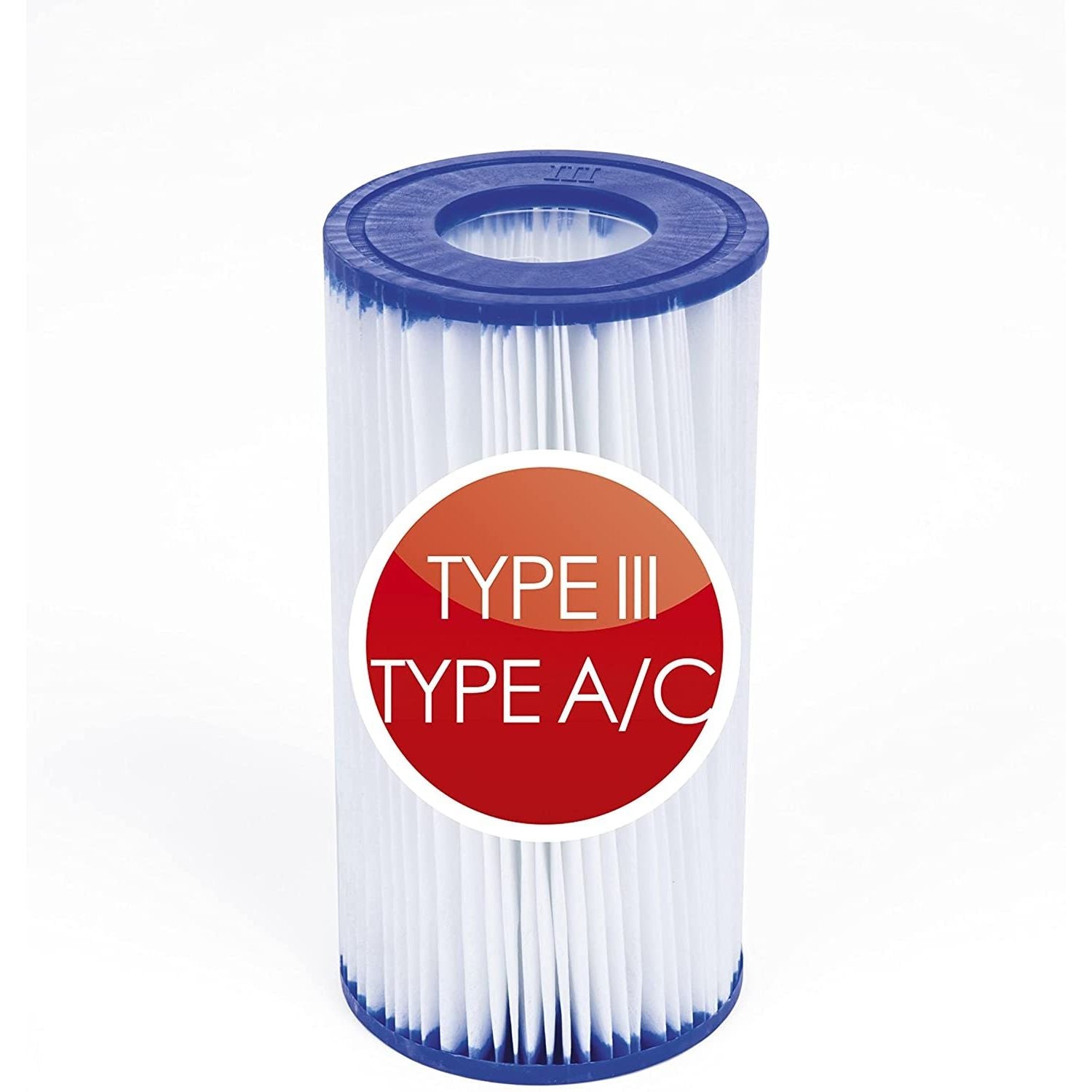 Bestway 58012 Cartuccia di Ricambio per Pompa Filtro Da 5.678 L/h Tipo III o Intex 29000 Mod.A