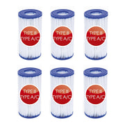 Bestway 58012 Cartuccia di Ricambio per Pompa Filtro Da 5.678 L/h Tipo III o Intex 29000 Mod.A Offerta 6 Filtri