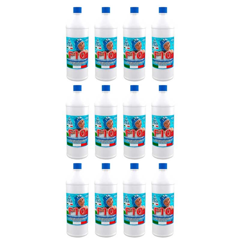 CAG CHEMICAL - FLOCCULANTE LIQUIDO X PISCINE LT. 1 (Confezione da 12 PZ)