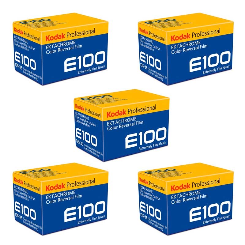 Kodak Ektachrome E100-36 Foto (Confezione da 5) - SPEDIZIONE GRATUITA