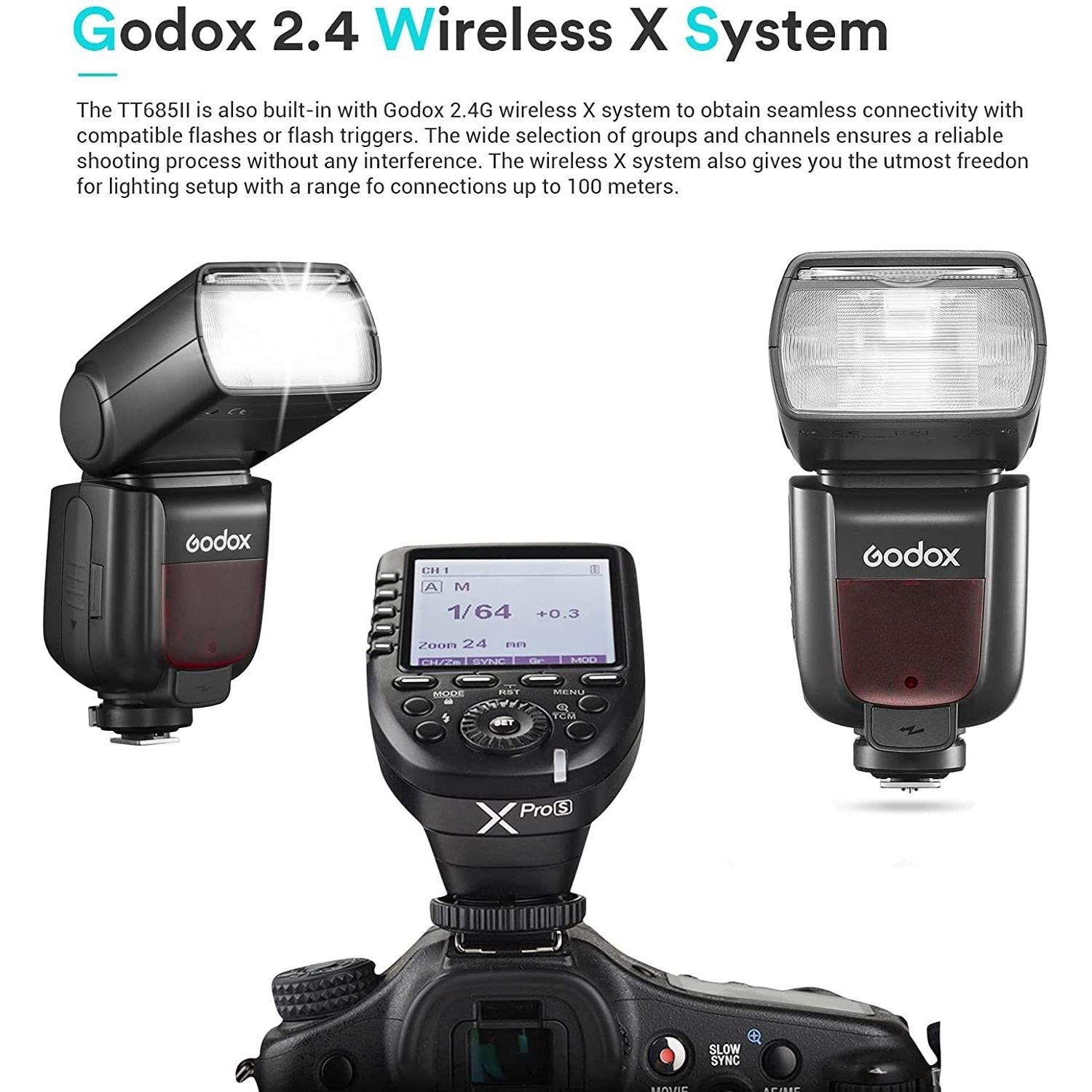 Godox Flash TT 685 II (Nikon) GARANZIA UFFICIALE ITALIA 2 ANNI