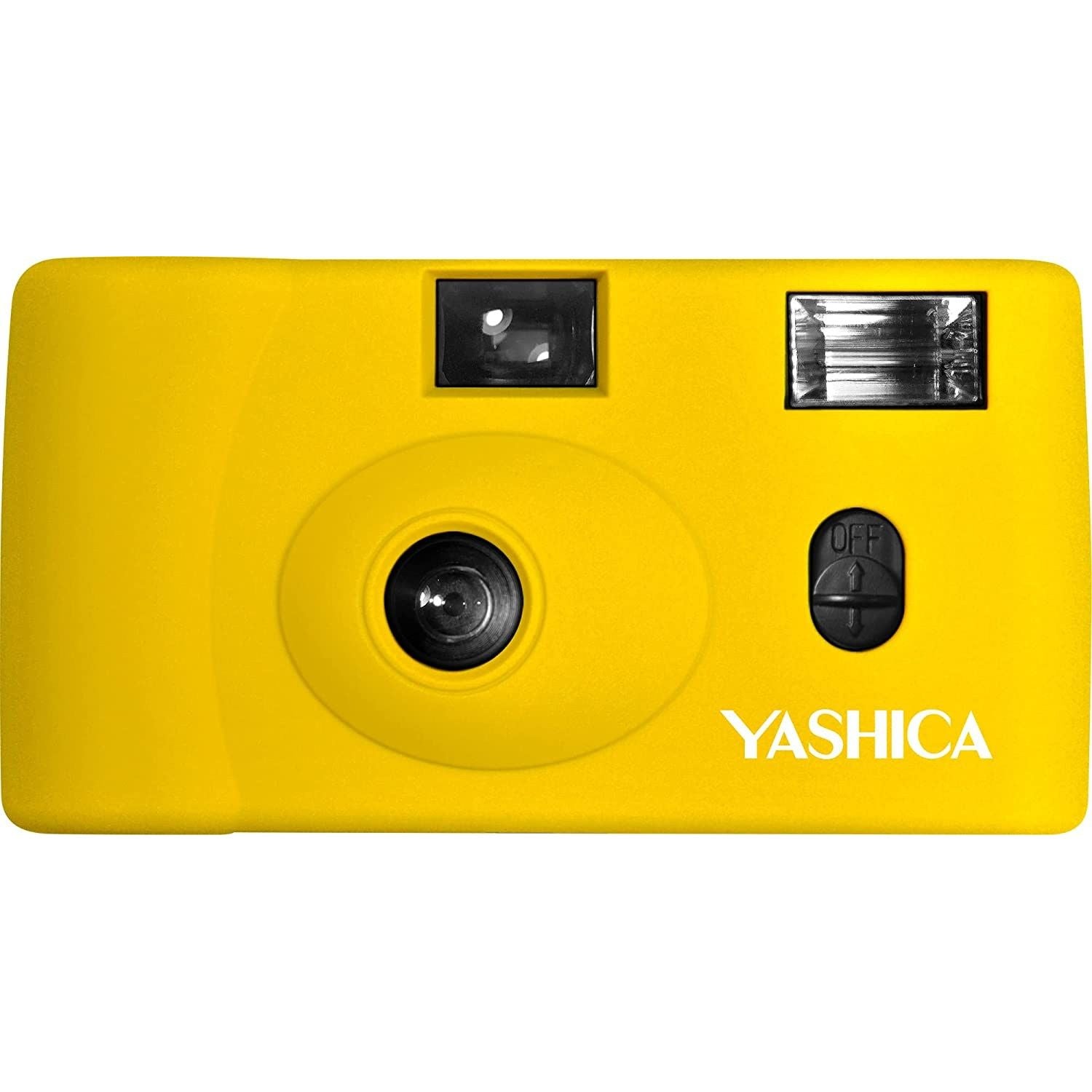 Yashica MF-1 Snapshot, Colore Giallo + PELLICOLA 400/24 FOTO GARANZIA UFFICIALE ITALIA 2 ANNI