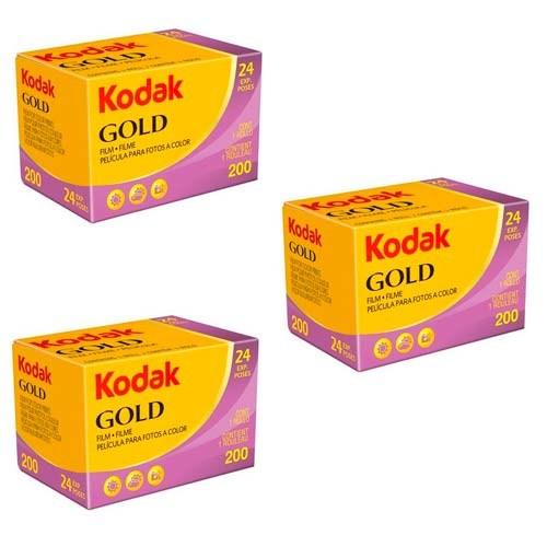 KODAK GOLD 200 135-24 (Confezione da 3)