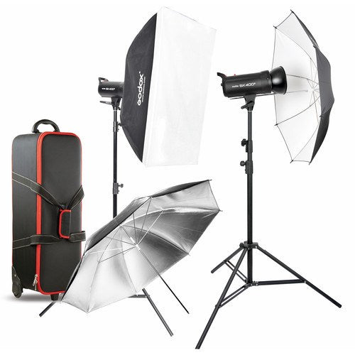 Godox SK-400E II Monotorcia KIT STUDIO GARAZNZIA UFFICIALE ITALIA 2 ANNI