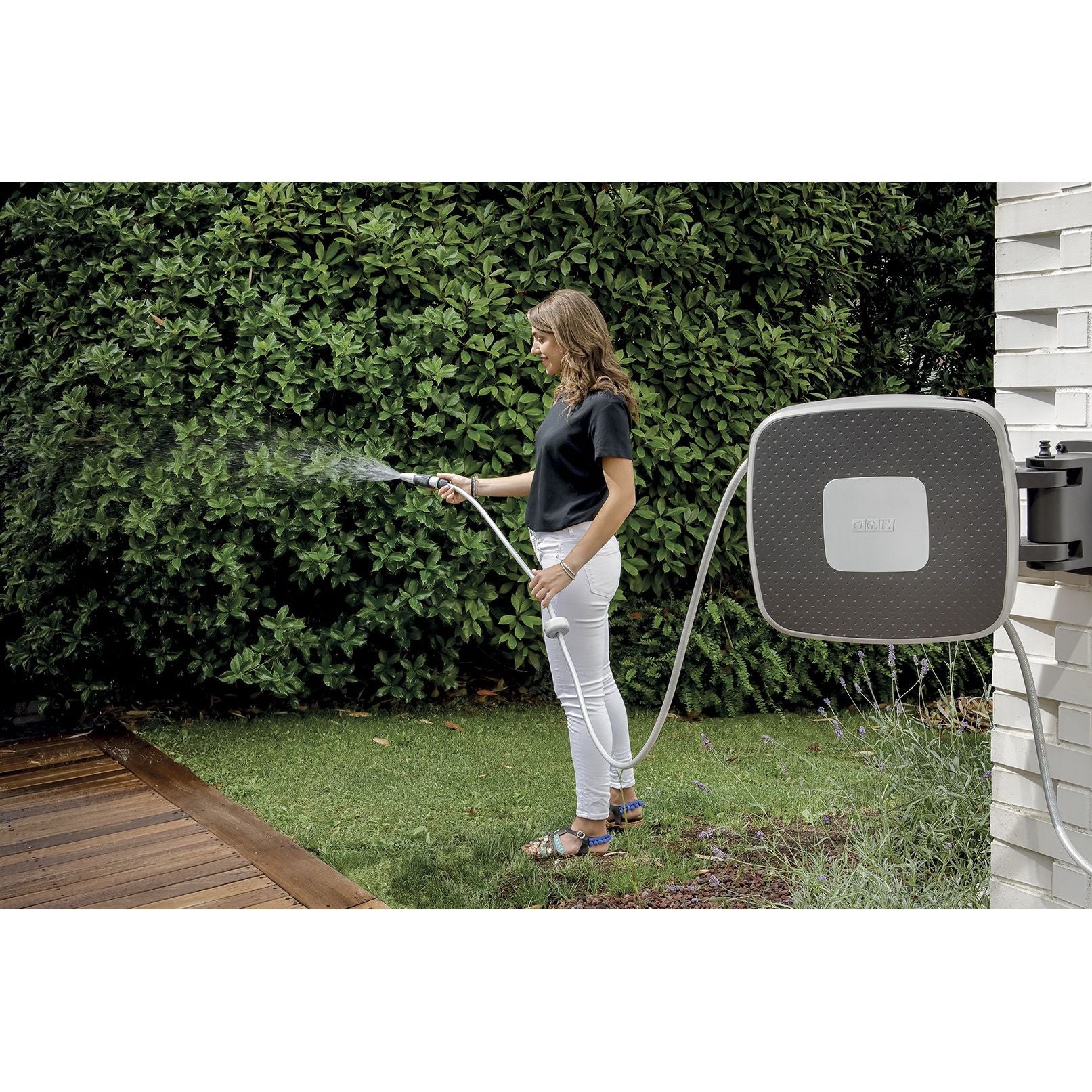 GF Rewall Style Avvolgitubo Automatico Da Parete 35 mt