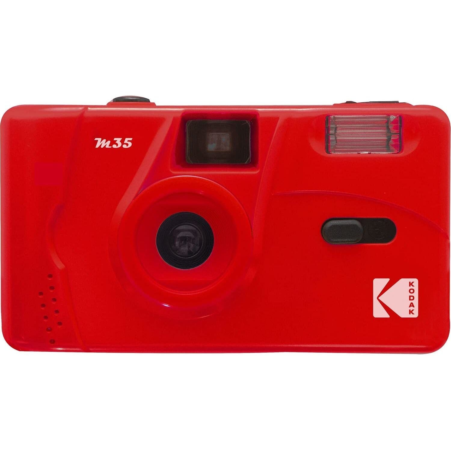 Kodak Film Camera Analogica M35 FLAME SCARLET GARANZIA UFFICIALE ITALIA 2 ANNI