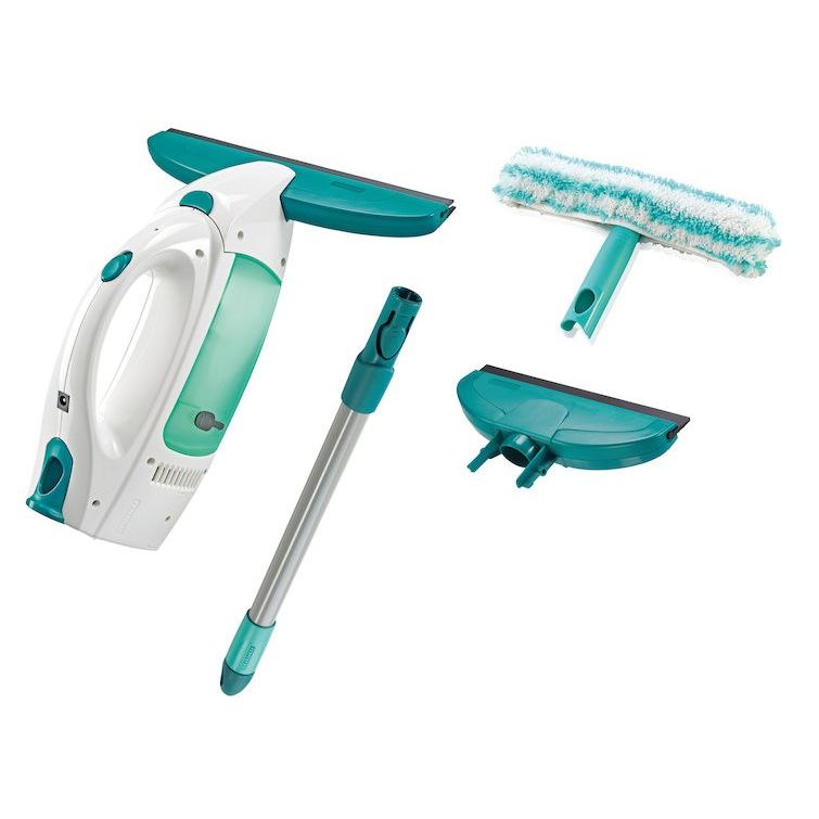 Leifheit Dry & Clean Set Lavavetri Elettrico Con Manico Per Lavaggio a 360°