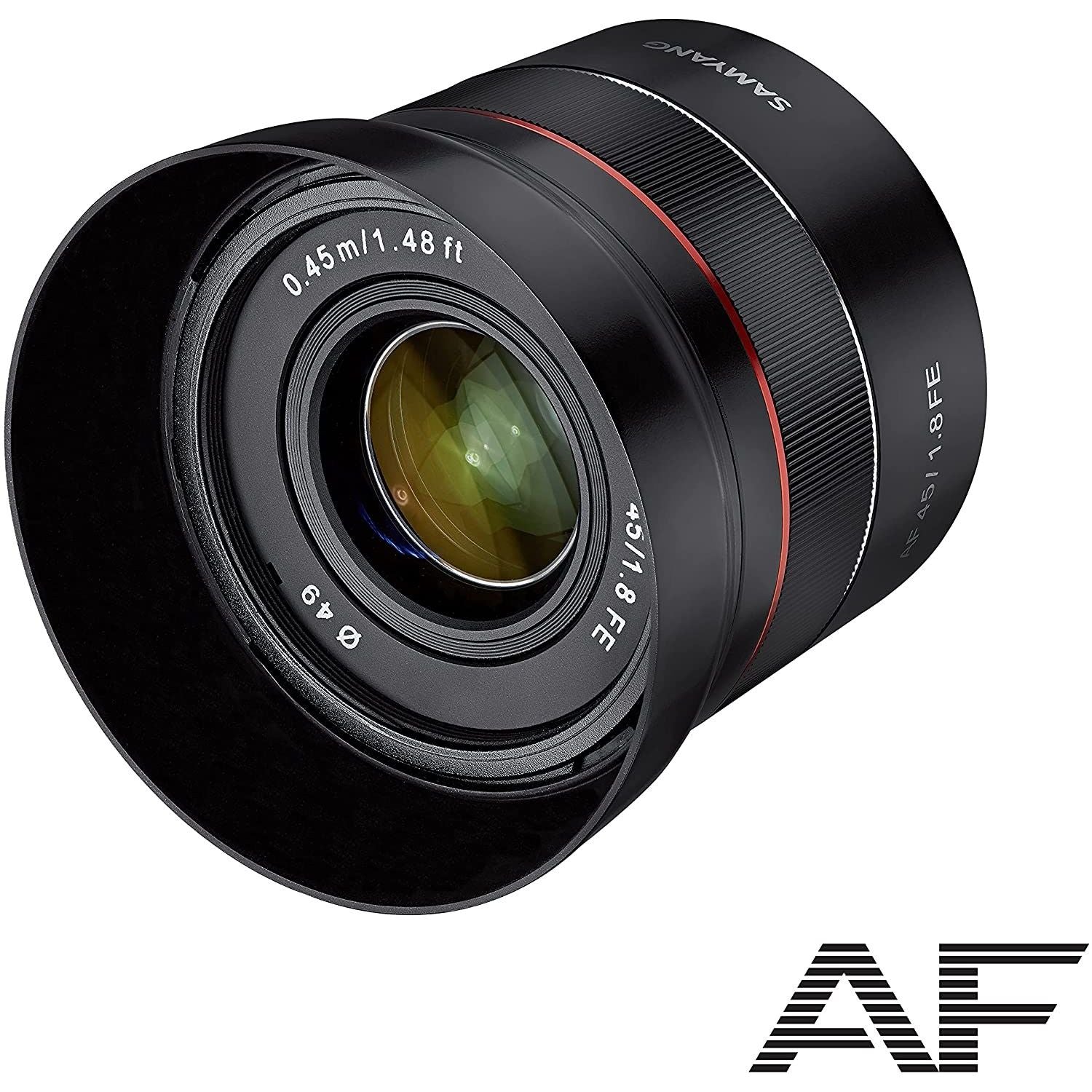 Samyang AF 45mm F1.8 SONY FE GARANZIA FOWA ITALIA 5 ANNI