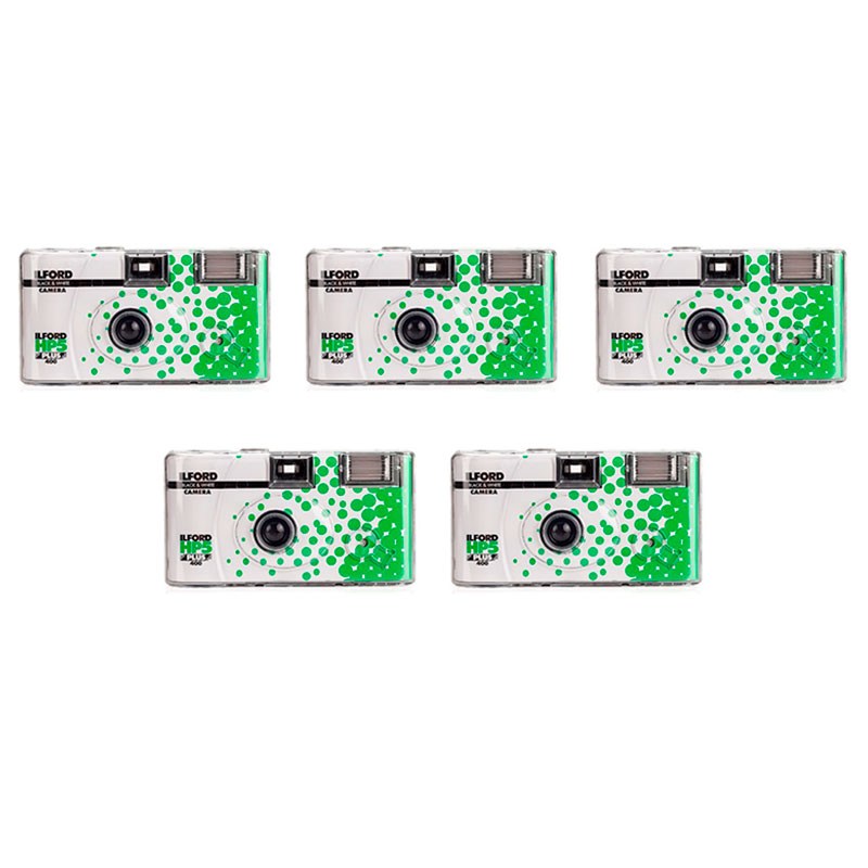 ILFORD USA E GETTA HP5 400 ASA 27 FOTO B&W (Confezione da 5)