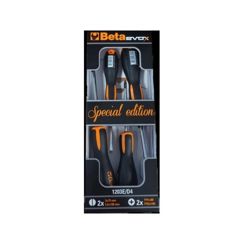 Beta 1203E/D4 Set cacciavite EVOX 4 Pz.