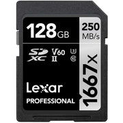 Lexar SDXC UHS-II 128 GB C10 U3 V60 1667x Professional