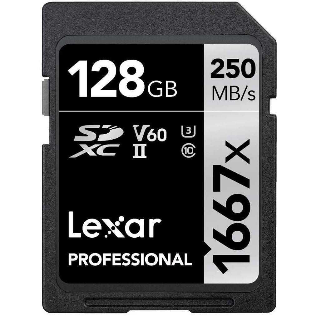 Lexar SDXC UHS-II 128 GB C10 U3 V60 1667x Professional